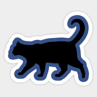 black cat Sticker